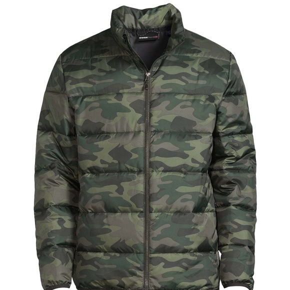 Swiss Tech Men's Packable Puffer Jacket, Sizes M, XL - Picture 1 of 4
